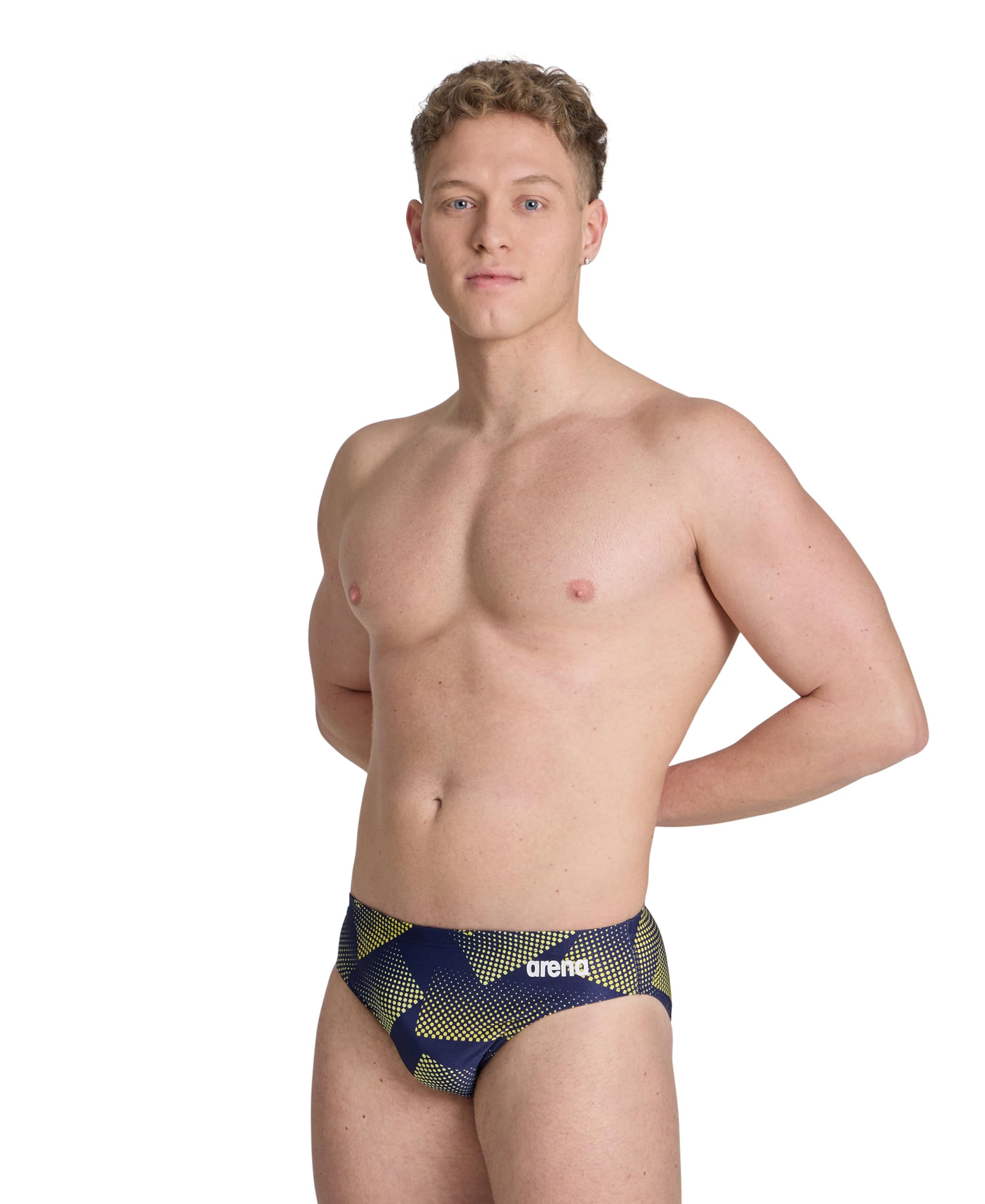 ARENA Men’s Swim Brief Halftone Team Print