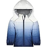 OSHKOSH B'GOSH Boys' Little Classic Heavyweight Colorblock Puffer Coat, Blue, 2T