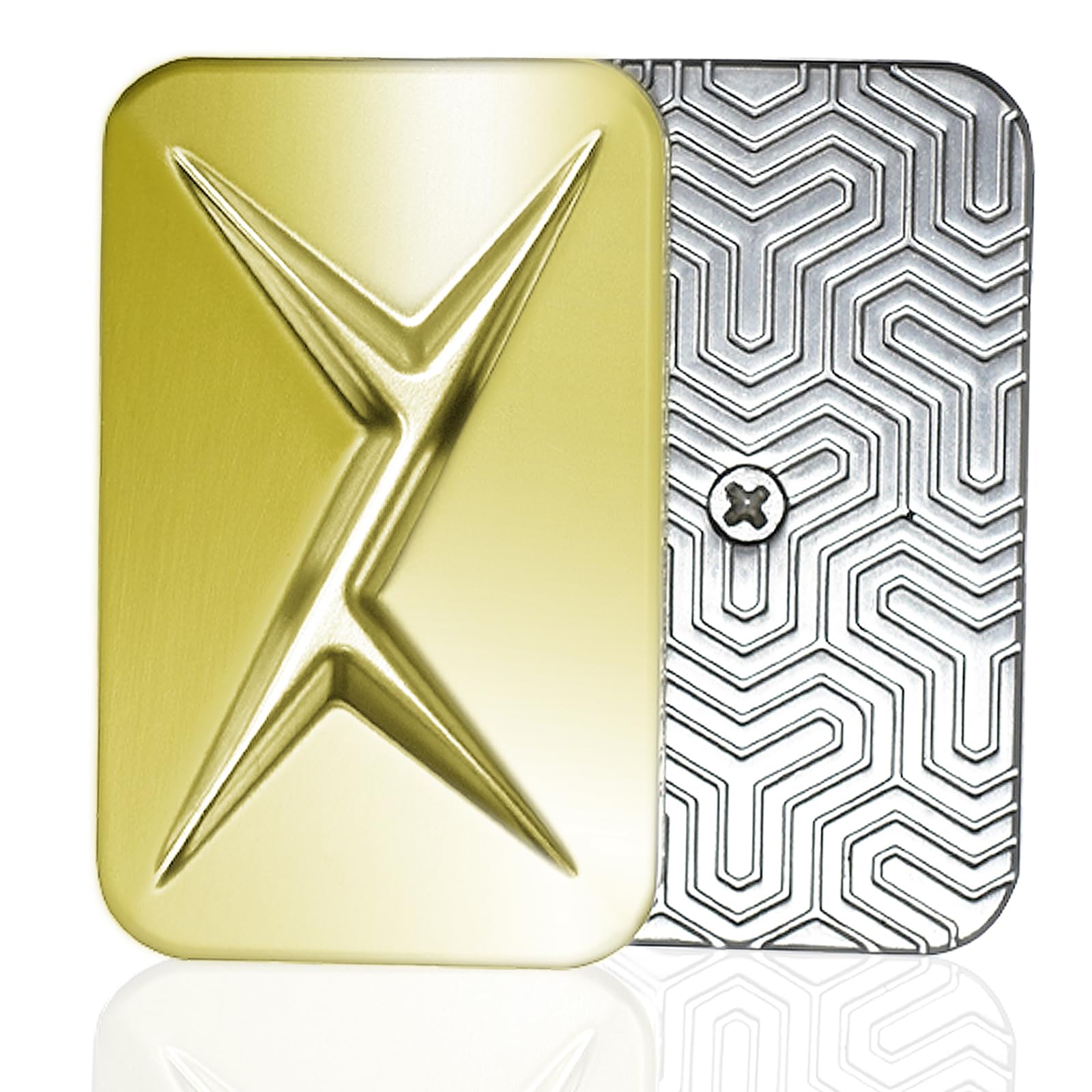 Sunny Power Fidget Slider Stress Relief Toy, Metal Poker Push Card, Portable Fidget Toys for Adults Anxiety Relief Magnetic Sensory Desk Toy, Gift for Boyfriend Fidget Hand Spinners for Men and Women — image 1