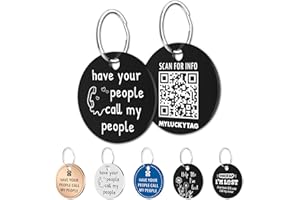 MYLUCKYTAG QR Code Stainless Steel Pet ID Tag Personalized Dog Tag, Online Pet Profile, Pet Location Alert Email, Digital Pet Tag, Durable Pet ID, Dog Collar Tag, Engraved Pet Tag