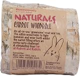 Rosewood Nibble Woodroll with Carrot 2 Pack Small Animal Treat Toy view 2