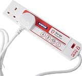 Status Surge-Protected 4 Socket Extension Lead 2m White 13A Power Strip view 2