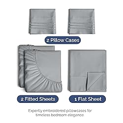 Split King Size 5 Piece Sheet Set - Comfy