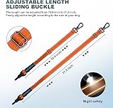 IOKHEIRA Dog Seat Belt Car Harness ISOFIX LATCH Safety Orange view 5
