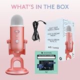 Logitech G Blue Yeti USB Microphone Pink - Condenser Microphone for PC/Mac view 9