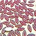 11x23mm Crystal Clear Red Rhinestones Flat Back Sew On Resin Horse Eye Gems Fancy Strass Stones For Clothing Dress Craft 60PCS 2 Holes