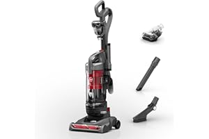 Hoover Rewind Pet Upright Bagless Vacuum Cleaner for Carpet and Hard Floors, Automatic Cord Rewind, Above Floor Cleaning Corded Vacuum Cleaners for Home Use