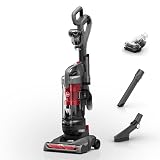 Hoover Rewind Pet Upright Bagless Vacuum Cleaner for Carpet and Hard Floors, Automatic Cord Rewind, Above Floor Cleaning Corded Vacuum Cleaners for Home Use, Gray