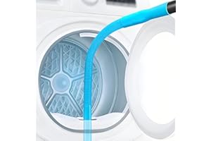 CLARISSAWAY Upgraded Dryer Lint Vent Cleaner Kit: Flexible Vacuum Hose Attachment for Lint Removal |Universal Vacuums Deep Cleaning Brush for Clogged Ducts