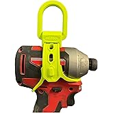Sands3D Heavy-Duty Drill Hanger &ndash; by DK Tool Universal Drill &amp; Impact Hook &ndash; Secure Tool Holder for Work Belts &amp; Tool Racks (Green)