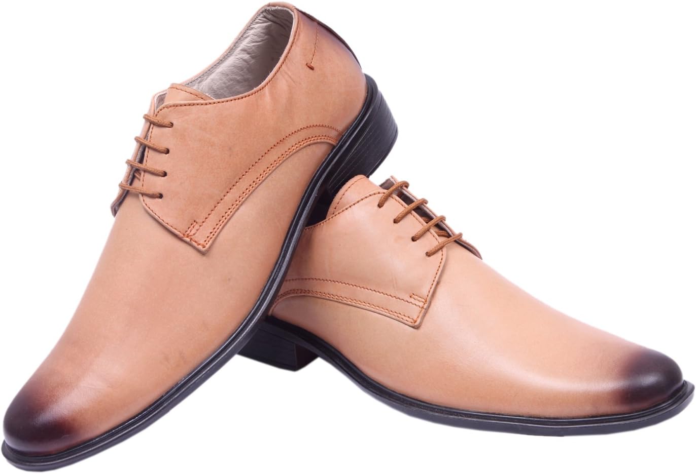 Wilson America Ethnic & Official Comfortable Oxford Pure & Genuine Leather Formal Shoes for Mens in Tan Color