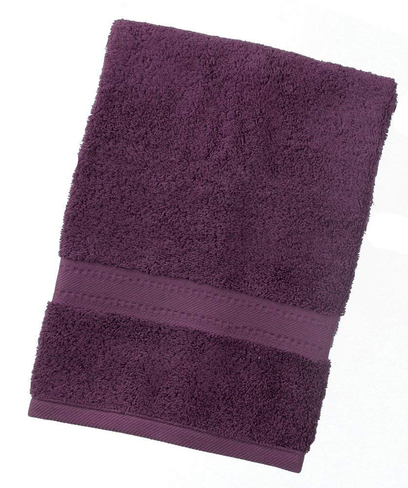 aztex Egyptian Range, 100% Cotton Towels - Bath Towel, Aubergine