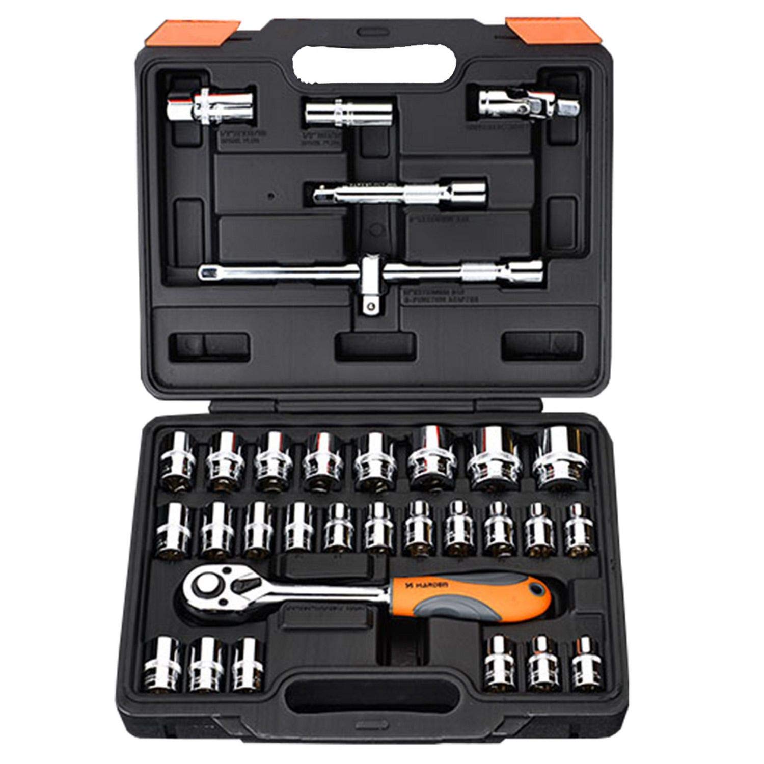 HARDEN 510432 ratchet socket set 32 pcs, 1/2" drive, reversible ratchet