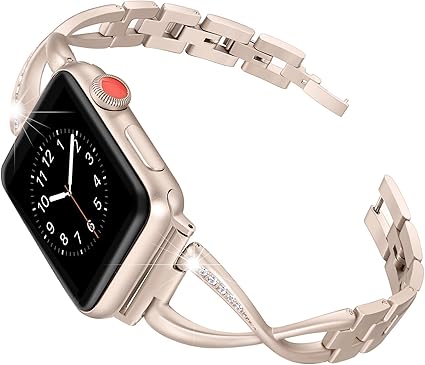 gold link apple watch band 38mm