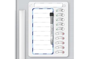 Oillase Chore Chart Dry Erase Chore Board ADHD Tools to Do List Checklist Task Board Routine Chart Planning Board for Fridge 