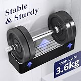 Kitsure 3 Pack Rustproof Shower Caddy 2 Shelves Drill-Free Black Large view 3