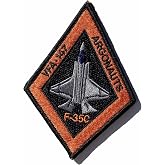 VFA-147 Argonauts Shoulder Patch -Hook and Loop