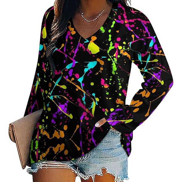 トップス cootie / Splatter Open-Neck S/S Shirt COOTIE / Splatter Open-Neck L/S Shirt