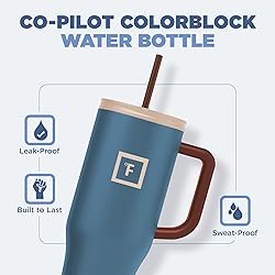 IRON °FLASK Co-Pilot Insulated Mug w/Boot, Straw
