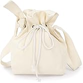 PROCOS Medieval Bag Canvas Renaissance Drawstring Shoulder Bag Coin Purse Costume Accessories for Festival LARP