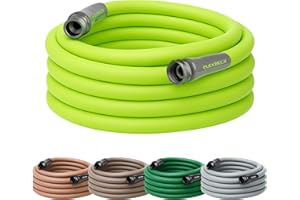 Flexzilla Garden Hose 5/8 in. x 50 ft., Lightweight All-Weather Water Hose, Durable and Flexible, Leak-Free Connections