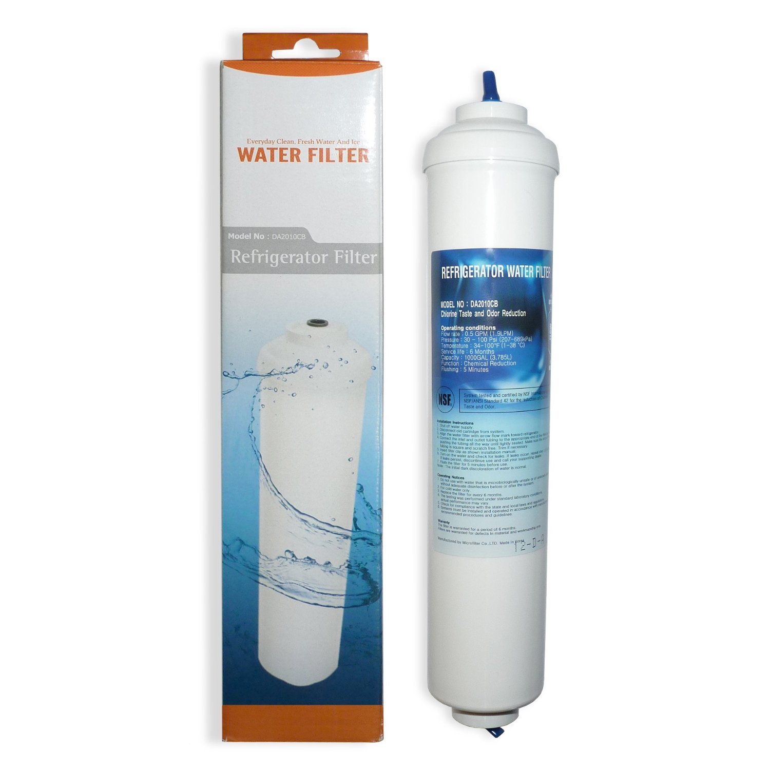 2 x Samsung AquaPure Plus DA2010CB new inline fridge water filter