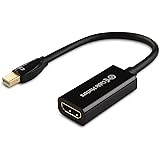 Cable Matters Mini DisplayPort (Thunderbolt&trade; 2 Port Compatible) to HDMI Male to Female Adapter - 4K Resolution Ready