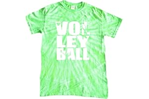 JANT girl Volleyball Tie Dye T-Shirt Stacked Logo