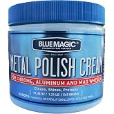 Blue Magic 500-06 Metal Polish Cream Non-Abrasive Tarnish and Oxidation Remover for Chrome, Aluminium, Brass, Copper, Sterling Silver and Stainless Steel, 19.25 oz., Pack of 1