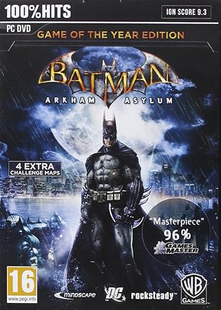 Amazon Com Batman Arkham Asylum Game Of The Year Edition Europe Import Electronics