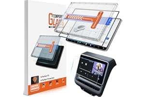 WEIPIN For Tesla Model Y 2025 2026 Juniper& 2024-2026 Model 3 Highland Matte Screen Protector - [No More Glare& Fingerprint] - Mil-Grade 9H+ Tempered Glass 15.4 Dashboard - Front& Rear Protector - [2-Pack]