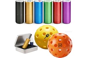 WolunLi Personalized Pickleball Stamp - Custom Pickleball Marker with Letters, Logo, Initials or Monogram, Pickleball-Themed 