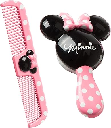 Amazon ディズニー Disney ミニーブラシ And くし セット Minnie Brush And Comb Set By Disney 並行輸入品 Disney ディズニー 櫛 コーム 通販