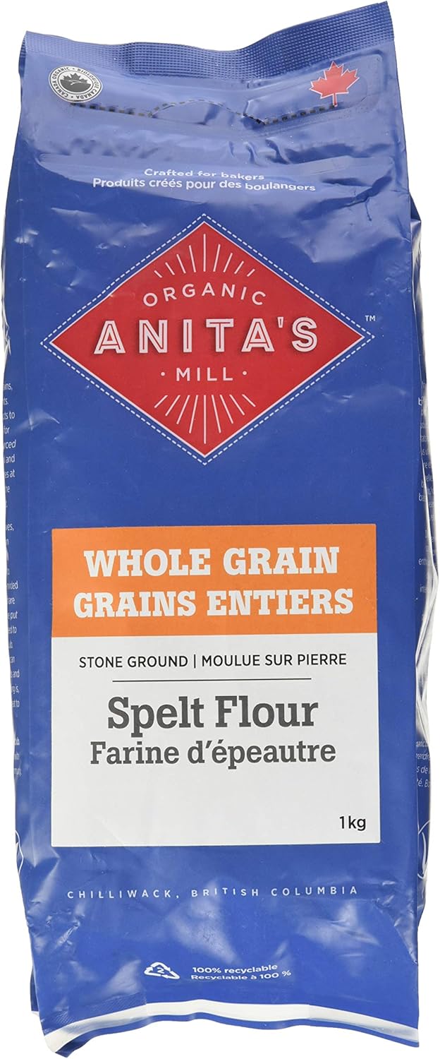 Anita’s Organic Mill Whole Grain, Organic Spelt Flour, Stone Ground, 1kg Amazon.ca Grocery