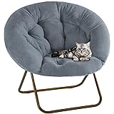 DUMOS Comfy Saucer Chairs Cozy Faux Fur Soft Lounge