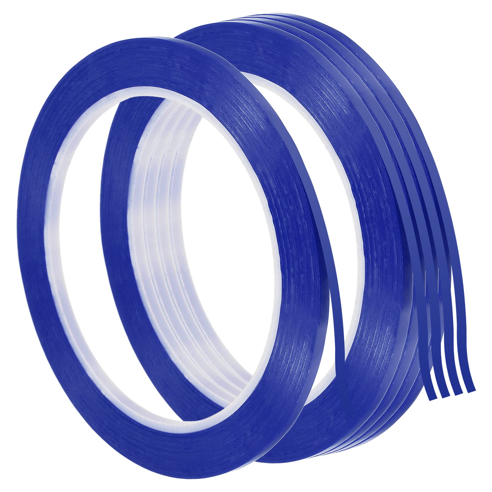 PATIKIL Whiteboard Tape 3mm X 66m, 5 Pack Thin Dry Erase Tape for Graphic Chart Marking DIY Art, Blue