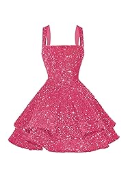 vintys Sparkly Short Prom Dresses for Teens