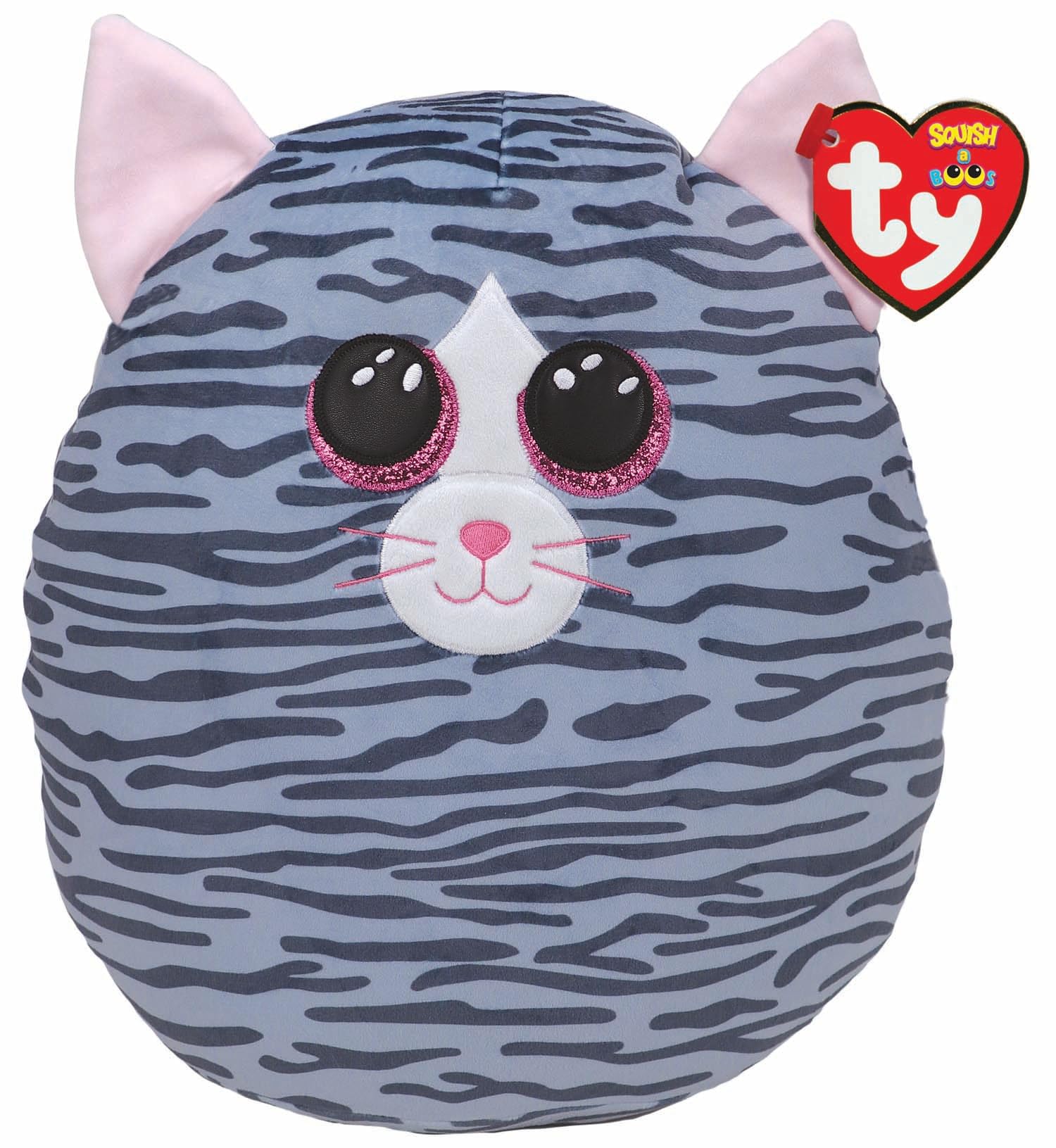 TY Squish a Boo Kiki Cat 20cm – Squishy Soft Plush Toy for Kids – Collectible Cuddly Toy – Cute Stuffed Plushies – Soft Toy Teddy Gift