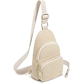 Haytijoe Faux Straw Crossbody Bags for Women RFID Summer Raffia Sling Bag Beach Vacation Travel Purse