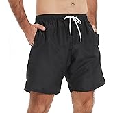 NIMeng Mens Swim Trunks Swim Shorts Swimwear Quick Dry 7’’ Swimming Trunks with Mesh Lining