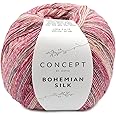 Katia Concept Bohemian Silk 201 Magenta, Fuchsia, Pink