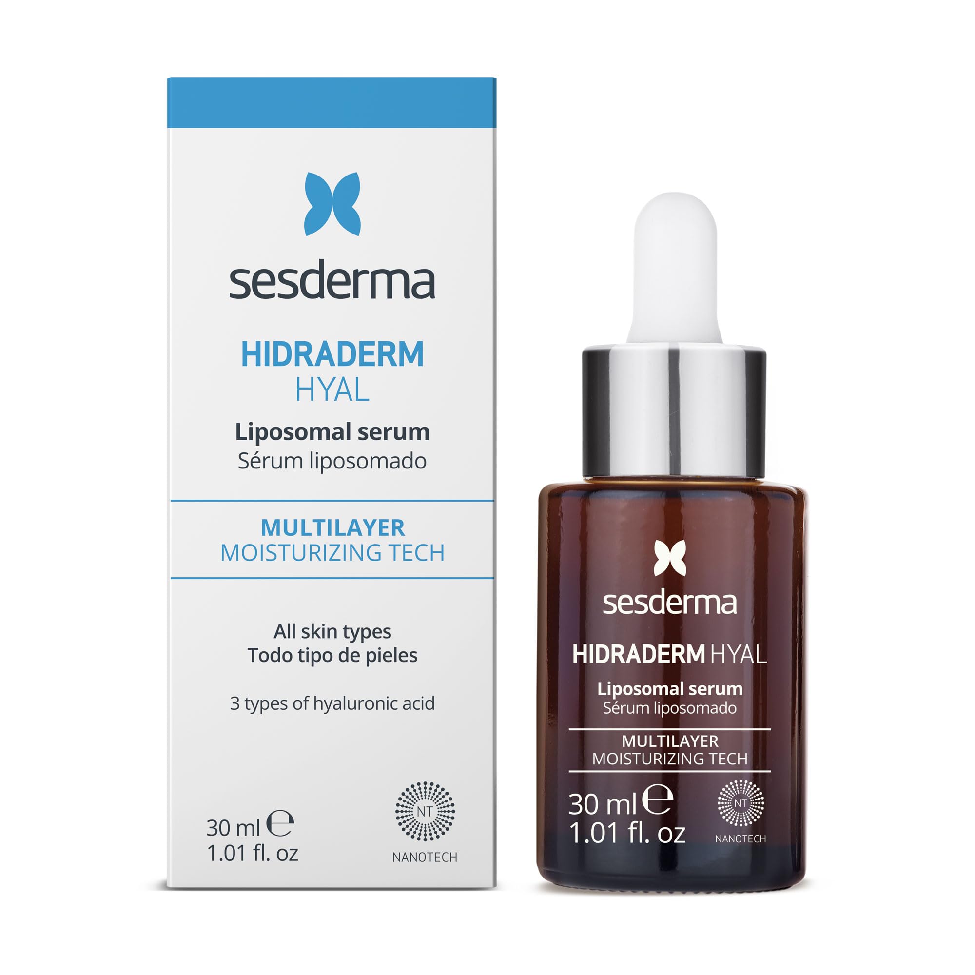 Sesderma Hidraderm Hyal Liposomal Serum – Extreme Hydration – Triple Hyaluronic Acid – 30 ml