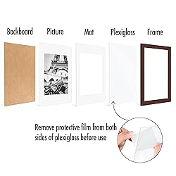 Americanflat 8x12 Picture Frame with Polished