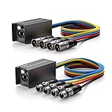 Y.D.F 3.3 Ft 4 CH Multi Network Snake Receiver Over