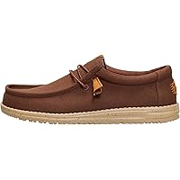 tobacco brown hey dudes Amazon.com | HEYDUDE Wally Fish Lure Tobacco Brown Size 4 | Men's Shoes |  Men's Slip-on Loafers | Comfortable & Light-Weight