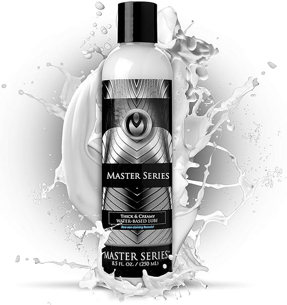 Master Series Water Based White Thick and Creamy Non Staining Personal