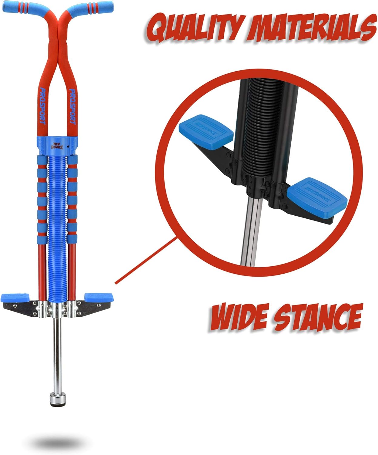 Pogo Sticks Sports & Outdoors New Bounce Soft Easy Grip Pro Sport Pogo