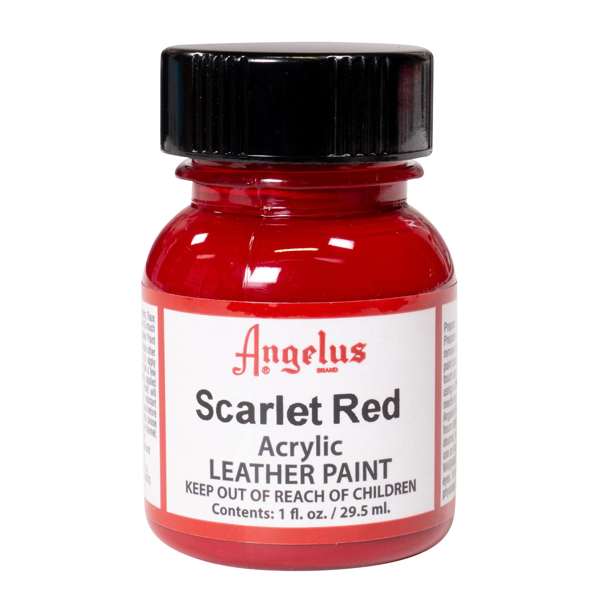 Angelus Leather Paint 1 Oz Scarlet