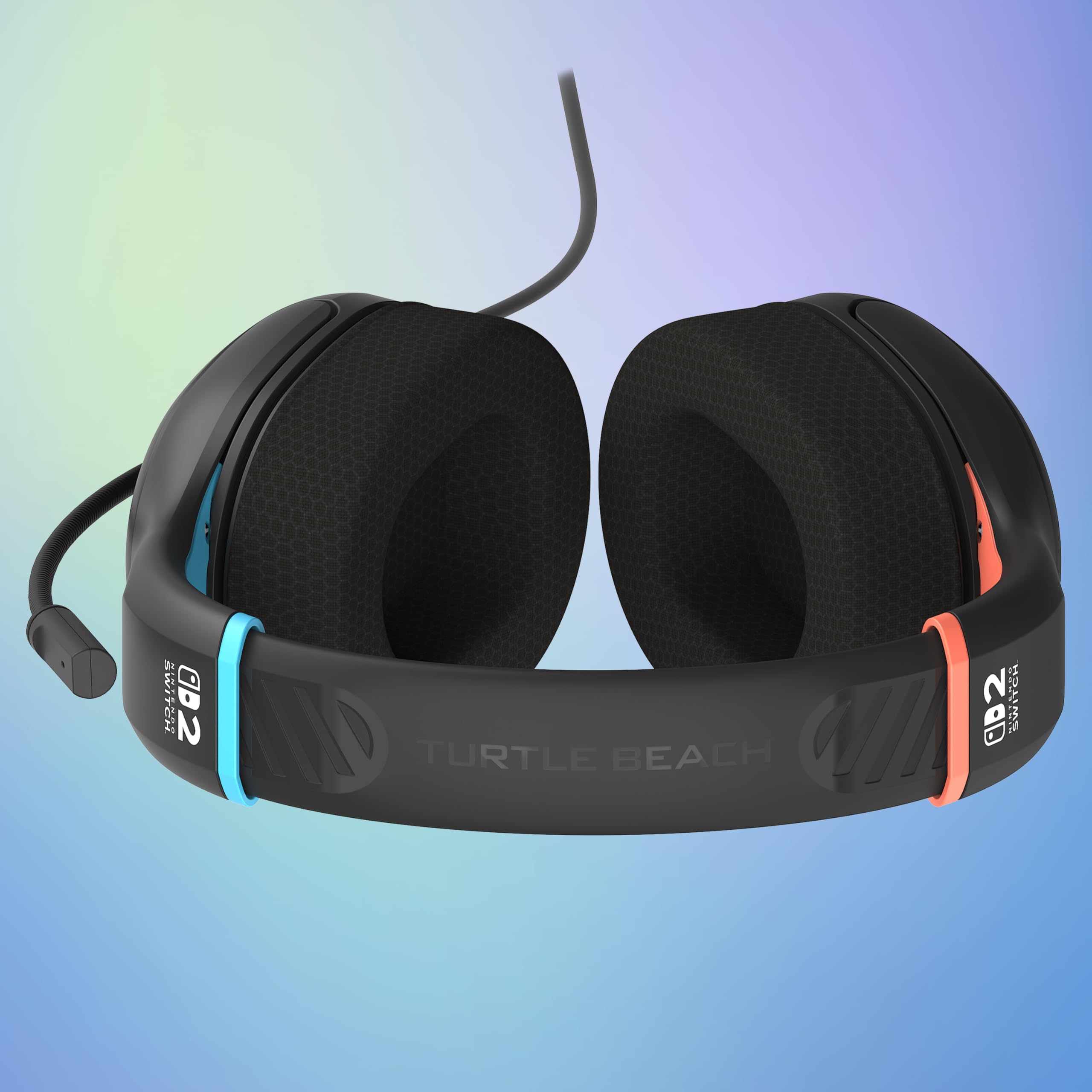 Turtle Beach Airlite Fit Wired Gaming Headset Offiziell Lizenziert für Nintendo Switch 2, 1, und OLED, Anthrazitschwarz 8