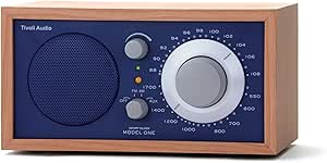 Tivoli Audio Model One AM/FM Table Radio, Cherry/Cobalt Blue